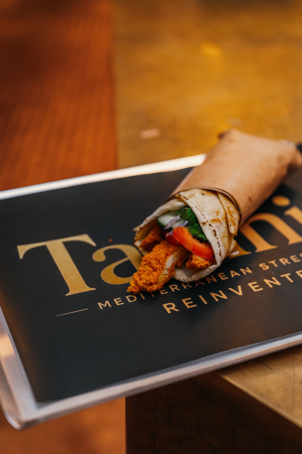 Chicken shawarma wrap